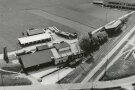 Luftaufnahme des Torfwerks in Ainring 1959