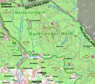 TransFi_Karte Bayerwald